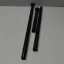 AIZESI Tension Rod 24 to 46 Inch, 1Pcs Black Tension Curtain Rod, Adjustable Spring Tension Rod No Drilling for window kitchen closet doorway