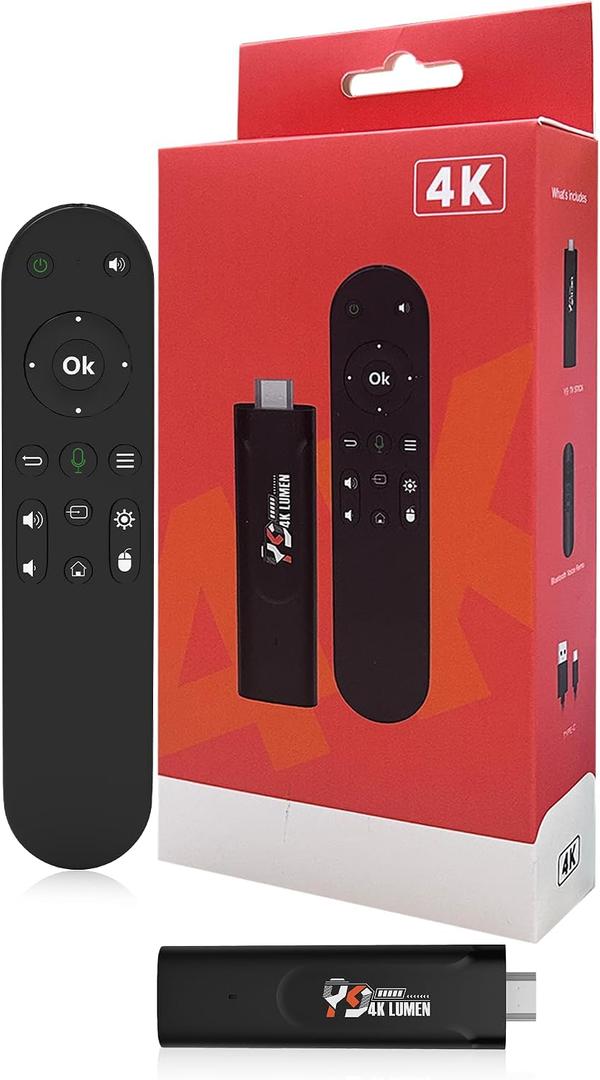 Android 13.0 TV Stick HD, Ultra-Portable Smart TV Stick 2GB RAM 16GB ROM, Supports 2.4G/5G WiFi Bluetooth 5.0 USB HDR10 with Voice Remote Control for Home Theaters and Smart TV Upgrades