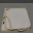 ZOMCHI Exfoliating Washcloth for Face and Body, Dual Function Wash Cloth with Soft and Rough Sides, Exfoliating Scrub Bath Towels, Washcloth with Loop (White, 3 Pack)