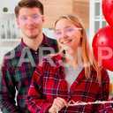 PARSUP 30 Pairs Heart Shaped Rimless Glasses Frameless Heart Sunglasses Transparent Transparent Red/Rose Red/Pink Color Glasses Tinted Eyewear Bachelorette Party Favors Photo Booth Props