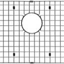 STARSTAR Sinks Protector Matte Black 304 Stainless Steel Kitchen Sink Bottom Grid, Rack (26 L x 14 W Hole Top)