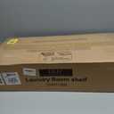 Ulif U5 Over the Washer and Dryer Storage Shelf, Laundry Room Space Saver Bathroom Storage and Organizer Rack for Hanging Towels and Drying Clothes with 5 Wire Shelves, 58.2"W x 13.4"D x 77.5"H, Black