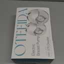 Hands Free Breast Pump Wearable MY-375 - Strong Suction, Low Noise, Wearable Breastfeeding Pump with 4 Mode &12 Levels, Portable Electric Breast Pump 24mm - 19/ 21/ Insert/ Flange, 2 Pack (White)