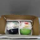 Cedilis 12 Pack Small Ceramic Bowls, 10 Fl-oz Porcelain Dessert Bowls, Assorted Colorful Ice Cream Bowl, Decorative Bowl Set for Dip, Condiments, Side Dishes, Soup, Snack, Yogurt, Appetizer, Rice