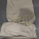 Holldoor Arch Backdrop Stand and Cover Set, 2 Metal Balloon Arch Backdrop 7.2ft 6ft, Gold Arched Stand Frame for Wedding, Parties,Birthday, Backdrop Decorations (Beige,7.2ft+6ft)