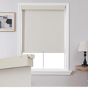 Joydeco No Drill Blackout Shades, Free-Stop Cordless Roller Shades, UV Protection, Thermal Insulated Blinds for Indoor Windows, Easy Install Window Blinds for Home and Office (Beige, 22" W X 75" H)