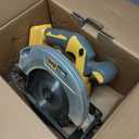 Circular Saw for De-Walt 20V Max Battery, 7-Inch Brushless Cordless Circular Saw, 8000 RPM, 0-45 Bevel, Power Tool for Wood PVC Cutting (Battery Not Included)