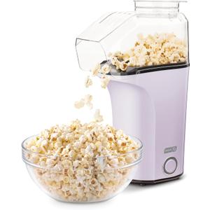 DASH Hot Air Popcorn Popper Maker with Measuring Cup to Portion Popping Corn Kernels + Melt Butter, 16 Cups  Lavender