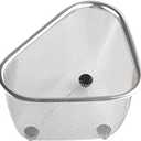 Triangle Basket Triangle Sink Colander Food Strainer with Three Feet for Washing Fruits and Vegetables, Filtering Food Waste and Efficient Straining, Perfect for Daily Use in Kitchen