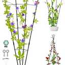 Garden Trellis for Climbing Plants, 47 Inch Small Trellis for Potted Plants, Plant Support Obelisk Trellis Garden Trellises for Vines, Plant Climbing Trellis for Indoor & Outdoor 1 Pack
