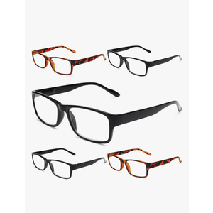 Gaoye Professional Reading Glasses for All Day - Computer Readers with Blue Light Protection - Value Pack