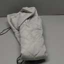 Small Indoor Air Conditioner Cover Window AC Unit Cover with Drawstring Double Insulation for Inside(17"x13"x3.5") (Gray)