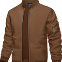 TACVASEN Men's Bomber Jacket Lightweight Casual Spring Fall Windbreaker Zip Up Coat with Pocket, Large