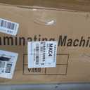 350mm Laminator Machine with Two Rolls of Laminating Film, V350 Hot Cold Roll Laminator, Single/Double Sided Thermal for Paper Card Wood Veneer PVC Foil, Digital Display, Safety Protection