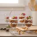 US Acrylic Stackable 8 ounce Plastic Wine Stems in Clear | Set of 8 Reusable, BPA-free, Made in the USA, Top-rack Dishwasher Safe