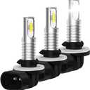 Compatible with Polaris Sportsman 300 400 450 500 550 570 600 700 800 850, Compatible with Sportsman RZR 570, ACE, Hawkeye, 881 886 889 894 fog light Bulbs, 6000LM 6000KPack of 3