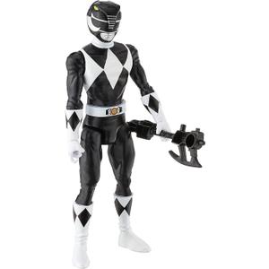Power Rangers Mighty Morphin Black Ranger 12-Inch Action Figure Toy Inspired by Classic TV Show, with Power Axe Accessory