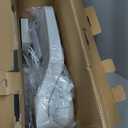 KERDE 08A Electric Bidet Toilet Seat,Remote Control,Warm Water Cleansing, Heated Seat,Adjustable Temperature Settings, Moving Nozzle Massage,White,Night Light,Bidets for Existing Toilets.Square