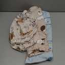 Baby Bassinet Sheets Girl Boy, Fitted Bassinet Sheet Set 3 Pack Bassinet Mattress Sheets Universal Fit for Rectangle, Round, Oval, Hourglass Mattress, Soft Breathable Blue & Apricot Bear