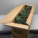 4.5 ft. Pre-Lit LED Slim Fraser Fir Artificial Christmas Tree with 300 Twinkling White Lights