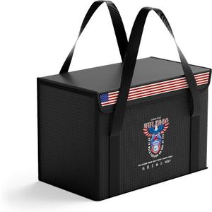 12V 100Ah LiFePO4 Lithium Battery Fireproof Safe Bag Large Capacity Explosion-Proof Container LiPO Guard Protective Case Waterproof Storage Box(14 * 9.5 * 7.8inch)