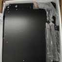 Black Nightstand Modern Bedside Table with 2 Storage Drawer, Small Night Stand, Wooden Sofa Side Table for Bedroom, Study Room and Small Spaces