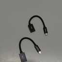 Syntech USB C to USB Adapter, 2 Pack USB C to USB 3, 10Gbps Type C, Thunderbolt 3 to USB Female Adapter OTG Cable Compatible with iPhone 17/16/15 Pro Max, iPad mini 6, MacBook Pro/Air/Neo, Black