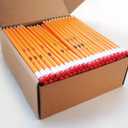 S & E TEACHER'S EDITION Woodcased #2 Pencils, Pre-sharpened, 2 HB Lead Bulk Box Pencil, No. 2, Yellow Pencils with Erasers, Back to school, 200 Count