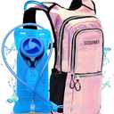 Sojourner Hydration Pack, Hydration Backpack - Water Backpack with 2l Hydration Bladder, Festival Essential - Rave Hydration Pack Hydropack Hydro for Hiking, Running, Biking, Festival Gear