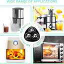 Appliance Casters - Furniture Sliders & Appliance Rollers for Kitchen, Coffee Machine, Blender, Oven - Helps Mom or Wife Easily Solve Countertop Sliding (Black, 8pcs)
