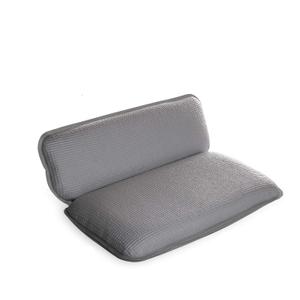 BINO | Non-Slip Cushioned Bath Pillow with Suction Cups, Silver | Spa Pillow Bath Pillows for Tub | Neck and Back Support | Bathtub Pillows | Tub Rest Accessories