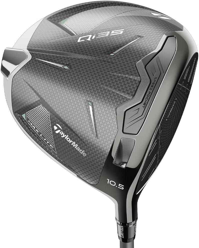 TaylorMade Golf Qi35 Max Lite Driver 10.5 Degree Vanquish Regular ,Right handed