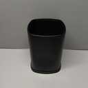 EmoH Small Bathroom Trash Can 2.1 Gallon /8-Liter Wastebasket, Modern Matte Black Stainless Steel Garbage Bin for Bedroom, Home Office, Toilet, RV, Under Sink, Near Desk