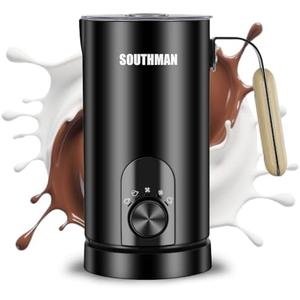 Milk Frother Electric 5 in 1 - Automatic Milk Frothers 350ml Large Capacity Milk Steamer and Frother Milk Heater and Warmer Hot & Cold Milk Foamer Maker for Latte Coffee Chocolate Machine