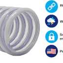Sealproof 1.5" Pool Filter Pump Connection Hose for Above Ground Pools, 20 FT x 1-1/2 Inch Premium Quality Kinkproof PVC, Made in USA | Cut to Desired Length, Includes 4 Hose Clamps