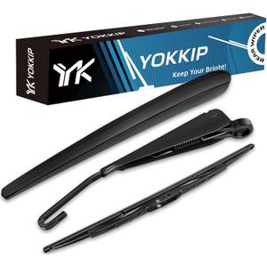 Back Windshield Wiper, Replacement for Chevrolet Chevy Equinox GMC Terrain 2018-2023, Bolt EV, Blazer 19-23, Buick Envision 16-23 All Season Rear Window Wiper Arm Blade Cover Assembly