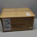 5-Lights Cluster Globe Glass Chandelier, Mid Century Black Pendant Lights with Milk White Glass, Modern Cluster Pendant Hanging Light for Staircase Dining Room Living Room, Adjustable Height