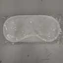 6 Pack Blindfold Eye Mask Cover Sleep Mask for Party Games Travel Sleep Team Build Party Supply with Adjustable Strap for Women Men Kids, White