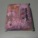 MakeMeChic Women's Floral Print Halter Dress Criss Cross Backless Party Short Dresses with 3D Flower (M)