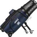 JANUS Golf Travel Bag with Wheels, Foldable Airline-Ready Design, Protective Structured Design, and Support-Leg Travel System