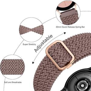Compatible with 20mm 22mm Watch Bands Quick Release Replacement Wristband, Adjustable Stretchy Braided Bands Replacement Straps for Women Men