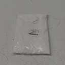 HOMEIDEAS Non-See-Through Sidelight French Curtains for Front Door, Light Filtering Privacy Semi Sheer Door Window Curtains with Rod Pocket and Tieback, 1 Panel, White, 26W X 80L Inch