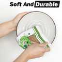 Artoid Mode Flower Basket Clover Shamrock St.Patrick's Day Kitchen Dish Towels, 18x26 Inch Farmhouse Holiday Decoration Spring Cleaning Set of 2