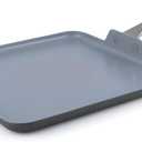 GreenPan Lima Hard Anodized 11" Square Griddle Pan, Ceramic Nonstick, PFAS-Free Nontoxic Pots and Pans, Oven & Broiler Safe, Stainless Steel Handle, Cookware for Eggs & Omelet, Gray
