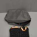 Mellbree Ski Boot Cat Tracks, Adjustable Skiboot Sole Protection Cleats for Men Women to Prevent Boot Sole From Being Bumped or Scratched Anti Drop & Slip When Skier Walks on Ice Snow or Climbs Slopes, Black