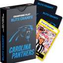 Officially Licensed NFL Playing Cards & Panthers Gifts for Men & Women, Fun Travel Card Games for Adults & Kids Ages 7+, Camping Games for Friends & Family Game Night