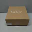 Faux Suede Platform Fuzzy Snow Boots Round Toe Hippy Winter Boots Slip On Knee High Chunky Heel Fur Tall Boots for Women (8, Chestnut Mid)