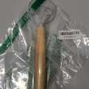 TEEVEA Danish Dough Whisk Stainless Steel Dough Hook Dutch Whisk for Sourdough Bread Dough Mixer Hand Wooden Handle Kitchen Whisking Mixing Tool Bread Making Tools and Supplies