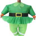 Inflatable Leprechaun Costume for Adults St. Patrick Day Costume Leprechaun Blow up Suit Inflatable Costume