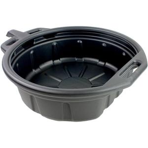 Capri Tools CP21021 Portable Oil Drain Pan, Anti-Freeze, Black